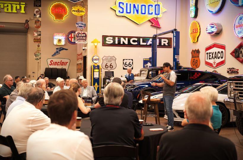 Dan Bouet at the PCA 70th anniversary gathering at The Vault.